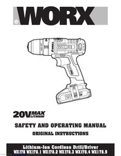 Worx WX178 Safety And Operating Manual