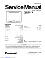 Panasonic TC-21Z80PQ Service Manual