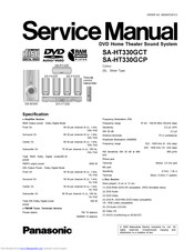 Panasonic SA-HT330GCT Service Manual