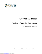 GEOSUN GeoRef V2G Hardware Operating Instructions