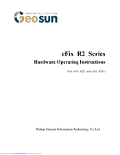 GEOSUN eFix R2G Hardware Operating Instructions