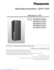 Panasonic NR-BE647AWSA Operating Instructions Manual