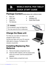 Benevo BPEN201 Quick Start Manual