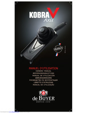 DE BUYER Kobra V Axis Owner's Manual