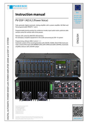 Phoenix PowerVoice PV-DSP-1AD.9.2 Instruction Manual