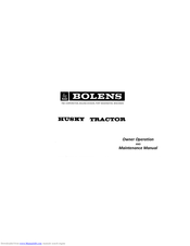 Bolens Husky 800 Manual