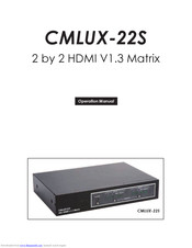 Cypress CMLUX-22S Operation Manual