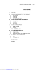 Alps Electric WDU614 Manual