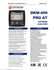 Datakom DKM-409 PRO AT User Manual