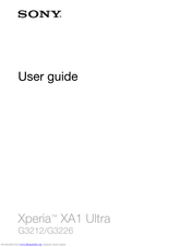 Sony Xperia XA1 Ultra User Manual