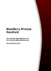 Blackberry 6225 Getting Started Manual