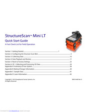 Geophysical Survey Systems, Inc StructureScan Mini LT Quick Start Manual