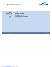 Linde MSI 350 puls Kompakt Operating Instructions Manual
