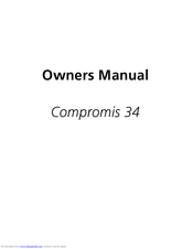 C-Yacht Compromis 34 Owner's Manual