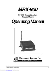 Microhard Systems MRX-900 Operating Manual
