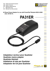 Chauvin Arnoux PA31ER User Manual