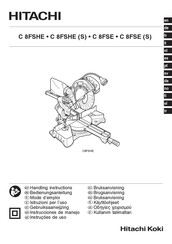 Hitachi C 8FSHE Handling Instructions Manual