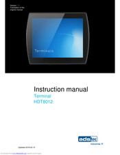 ADS-tec HDT8012 Instruction Manual