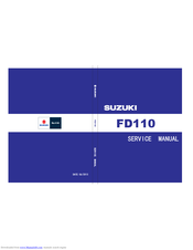 Suzuki FD 110 XCSD Service Manual