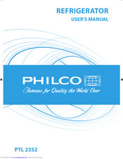 Philco PTL 2352 User Manual