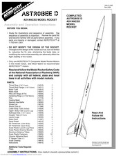 Aerotech ASTROBEE D Assembly And Operation Instructions Manual