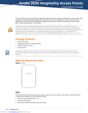 Aruba 203H Installation Manual