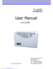 Lapis Lamina006 User Manual