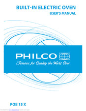 Philco POB 15 X User Manual