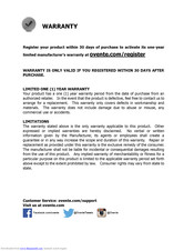 Ovente PF7007 Series Manual