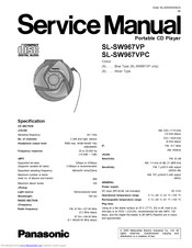 Panasonic SL-SW967VPC Service Manual