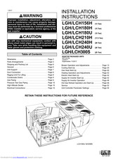 Lennox LGH180H Installation Instructions Manual