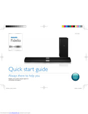 Philips Fidelio HTL9100 Quick Start Manual