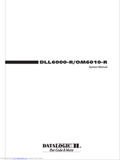 Datalogic OM6010-R System Manual