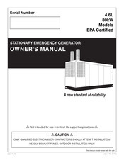 Generac Power Systems 4.6L Owner's Manual
