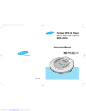 Samsung yePP MCD-HF200 Instruction Manual