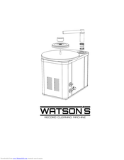 Watsons RCM 115V Manual