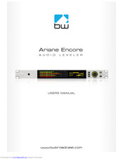 BW Broadcast Ariane Encore User Manual