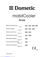 Dometic mobilCooler RC1500 Operating Instructions Manual