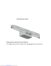 Garage Smart Sound Drop User Manual