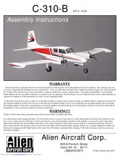 Alien Aircraft Corp C-310-B Assembly Instructions Manual