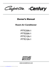 COMFORT-AIRE PTTE09A-1 Owner's Manual