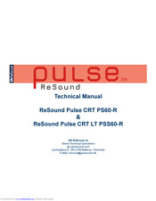 GN ReSound Pulse CRT PS60-R Technical Manual