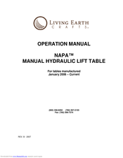 Living Earth Napa Operation Manual
