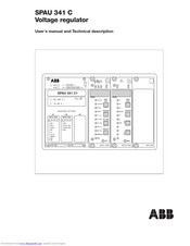 ABB SPAU 341 C User Manual