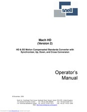 Snell 5068000 Operator's Manual
