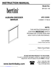 Bertini BR1501-1M Instruction Manual