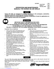 Ingersoll-Rand QS301B Operation And Maintenance Manual