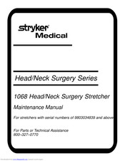 Stryker 1068 Maintenance Manual