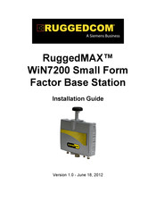 RuggedCom RuggedMAX WIN7249 Installation Manual