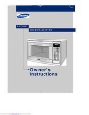 Samsung MG7980W Owner's Instructions Manual